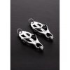 2 Squeezer Teaser Clover Nipple Clamps with Ring